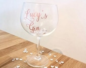 Personalised Gin Glasses