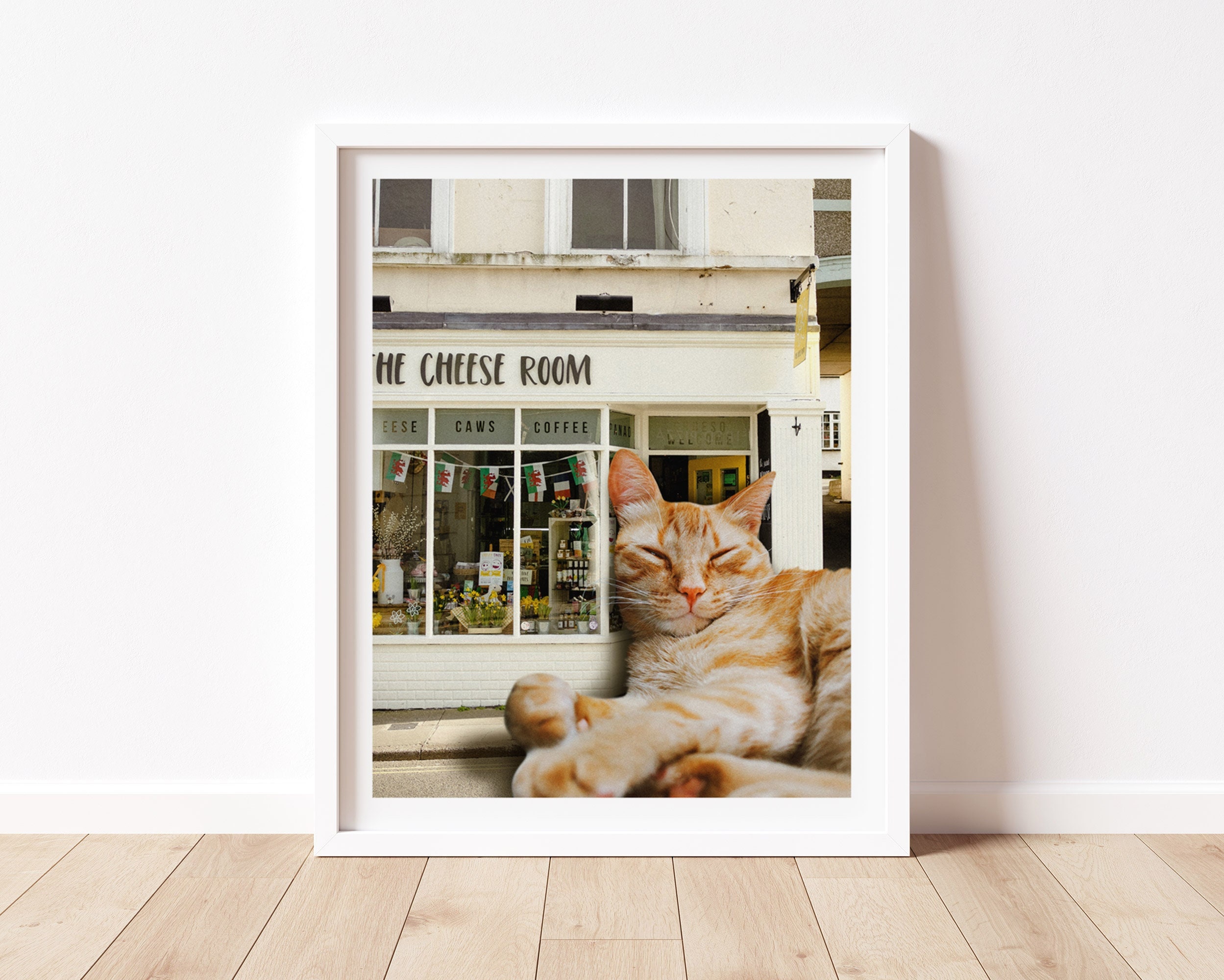 Minmo Cat Icon Framed Art Print by Erin Bread