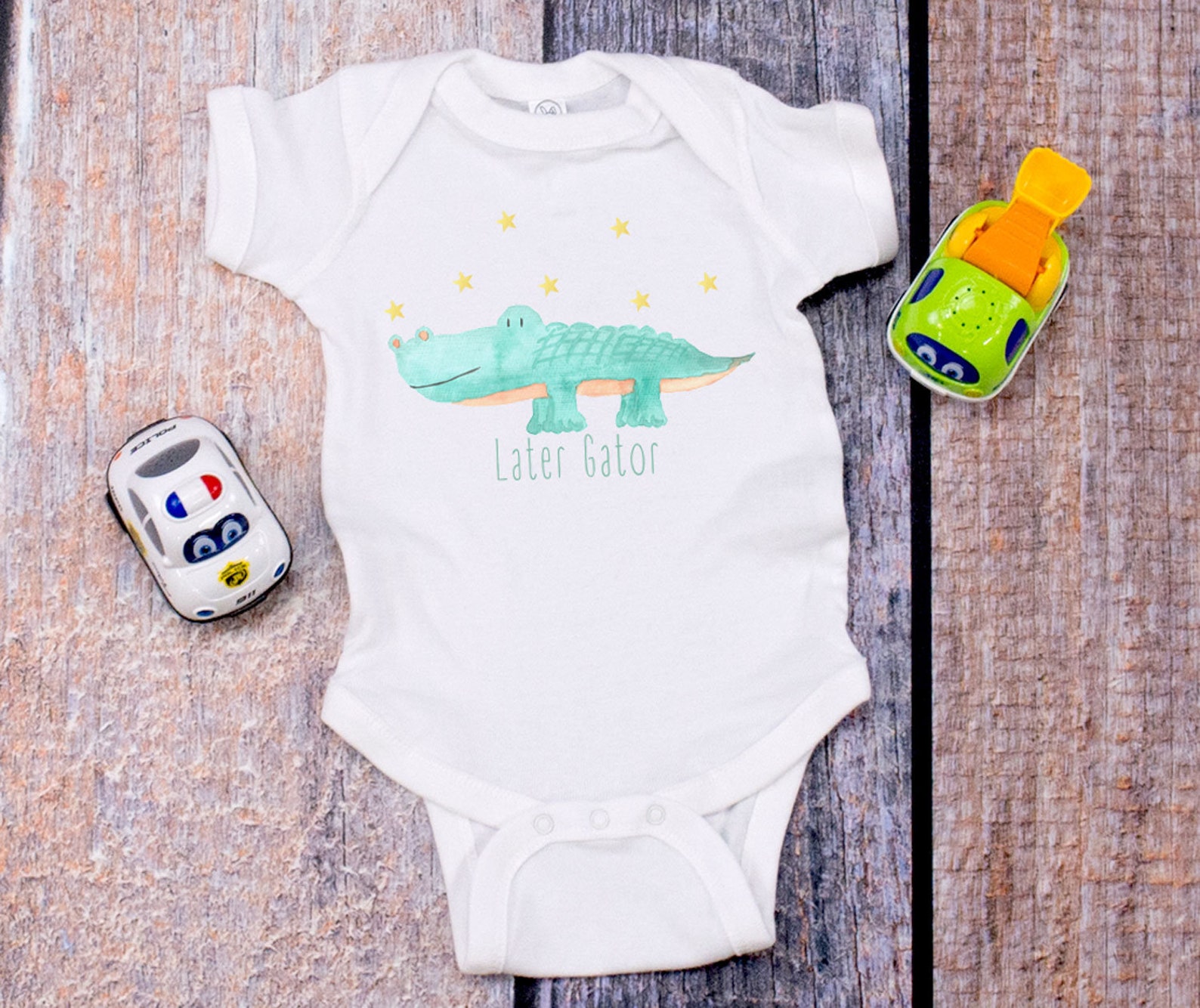 Later Gator Baby bodysuit Infant/Toddler Tee Alligator Baby | Etsy