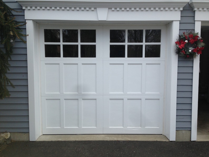 Traditional Wooden Garage Door Etsy