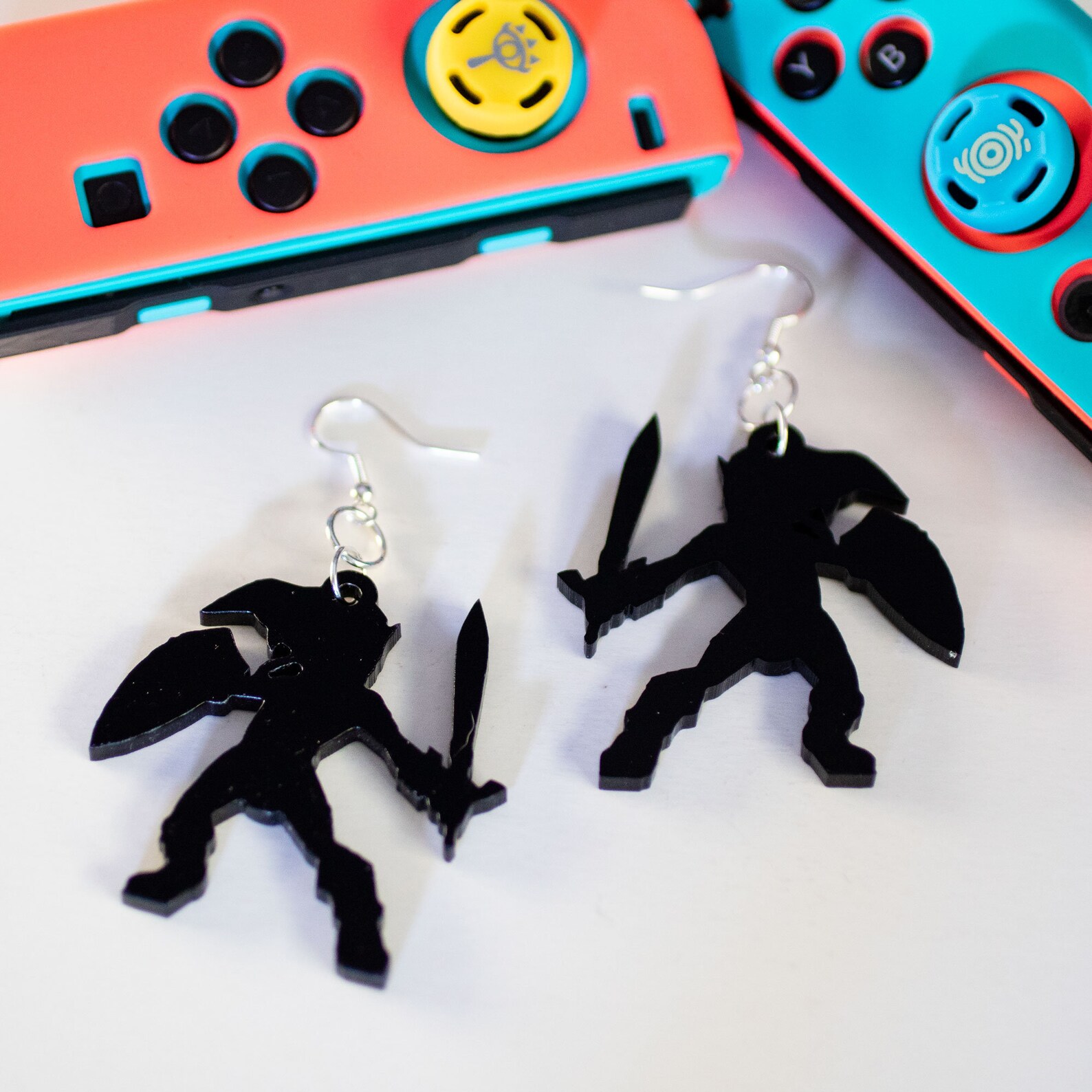 LINK ZELDA inspired Custom Handmade Earrings Sterling Silver Etsy