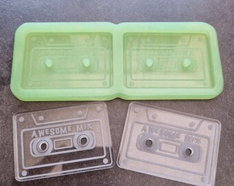 Cassette tape trinket tray mold