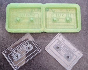Cassette tape trinket tray mold