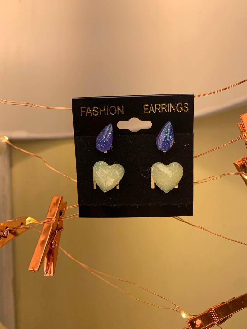 Hearts and Teardrops Stud Pack