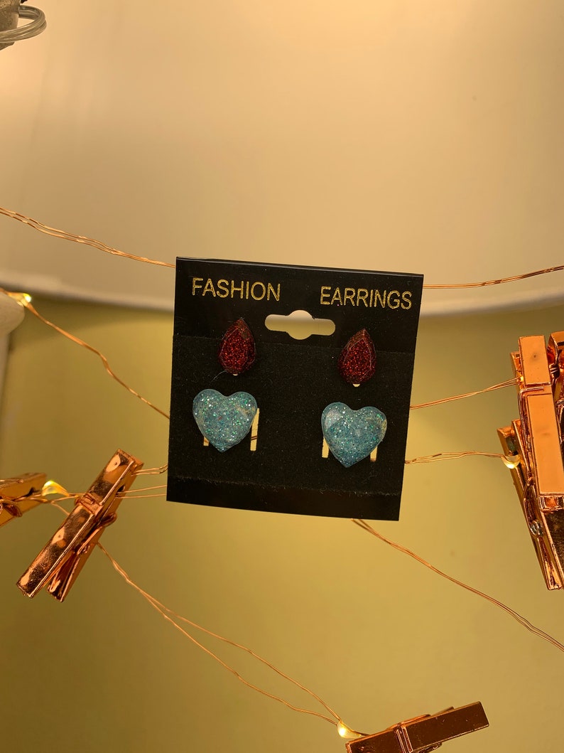 Hearts and Teardrops Stud Pack