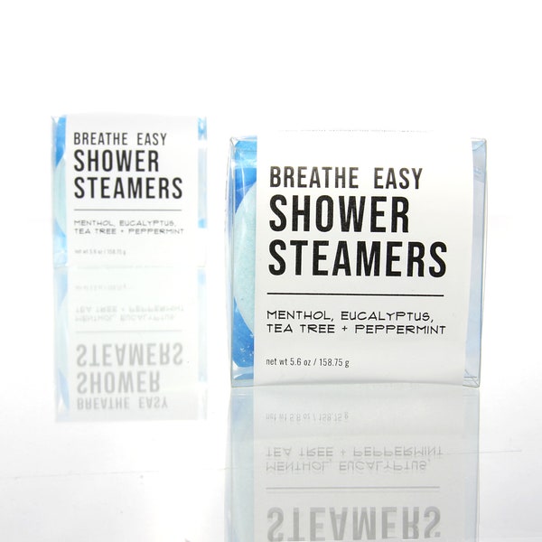 Essential Oil Shower Steamer - Breathe Easy - 2 pack