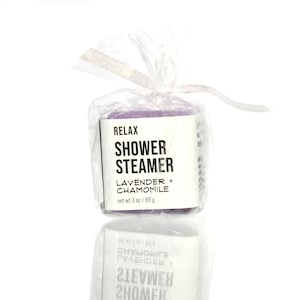 Shower Steamer Relax Lavender and Chamomile Single image 1