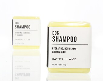 Dog Shampoo Bar - Oatmeal and Aloe
