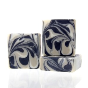 Charcoal and Sea Clay Handmade Bar Soap Unscented image 2