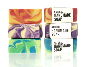 Soap Set - Gift - Trial - Travel - Guest - Handmade Bar Soap