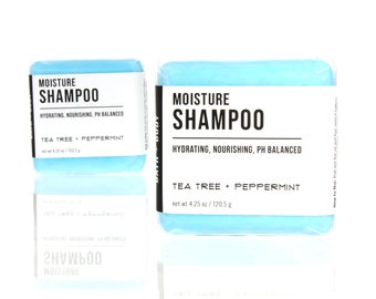 Moisture Shampoo Bar - Tea Tree and Peppermint