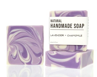 Lavender and Chamomile - Handmade Bar Soap - Floral Scent