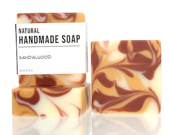 Sandalwood - Handmade Bar Soap - Masculine Scent