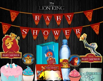 Lion King Baby Shower Decoration Etsy