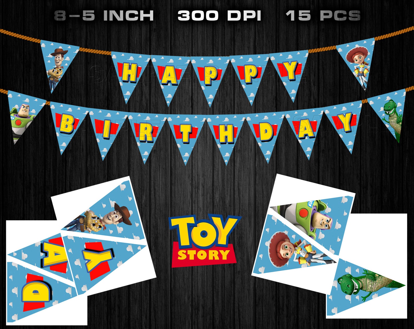 Toy Story Birthday Banner Printable