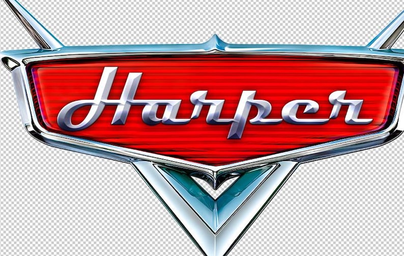 Logotipo de cumpleaños de Cars personalizado, nombre personalizado, decoración para fiesta (descarga digital) imagen 2