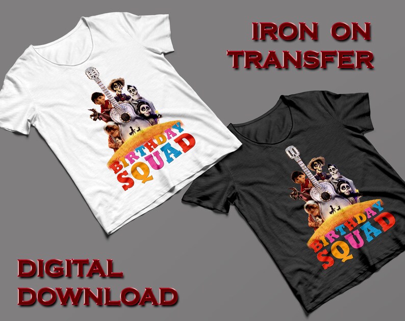 Coco Iron on Transfer Stencil Vinyl Custom Diy Shirt - Etsy