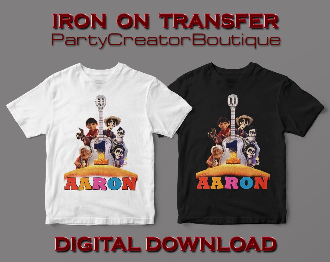 Coco Iron on Transfer, Stencil, Vinyl, Custom Diy Shirt Design, Coco ...