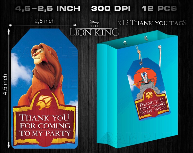 Lion King Baby Shower Party Supplies BUNDLE Centerpieces Etsy