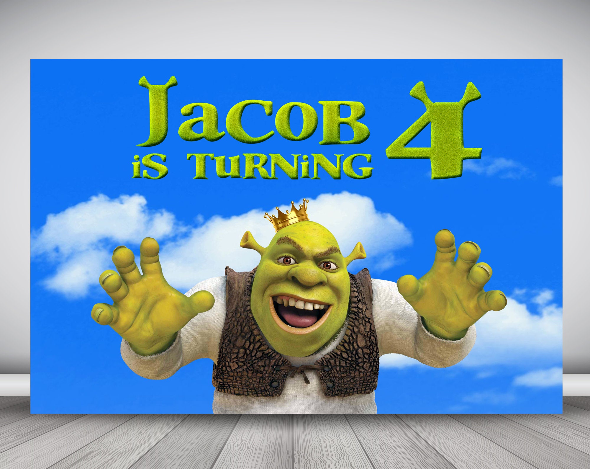 Shrek Birthday Background