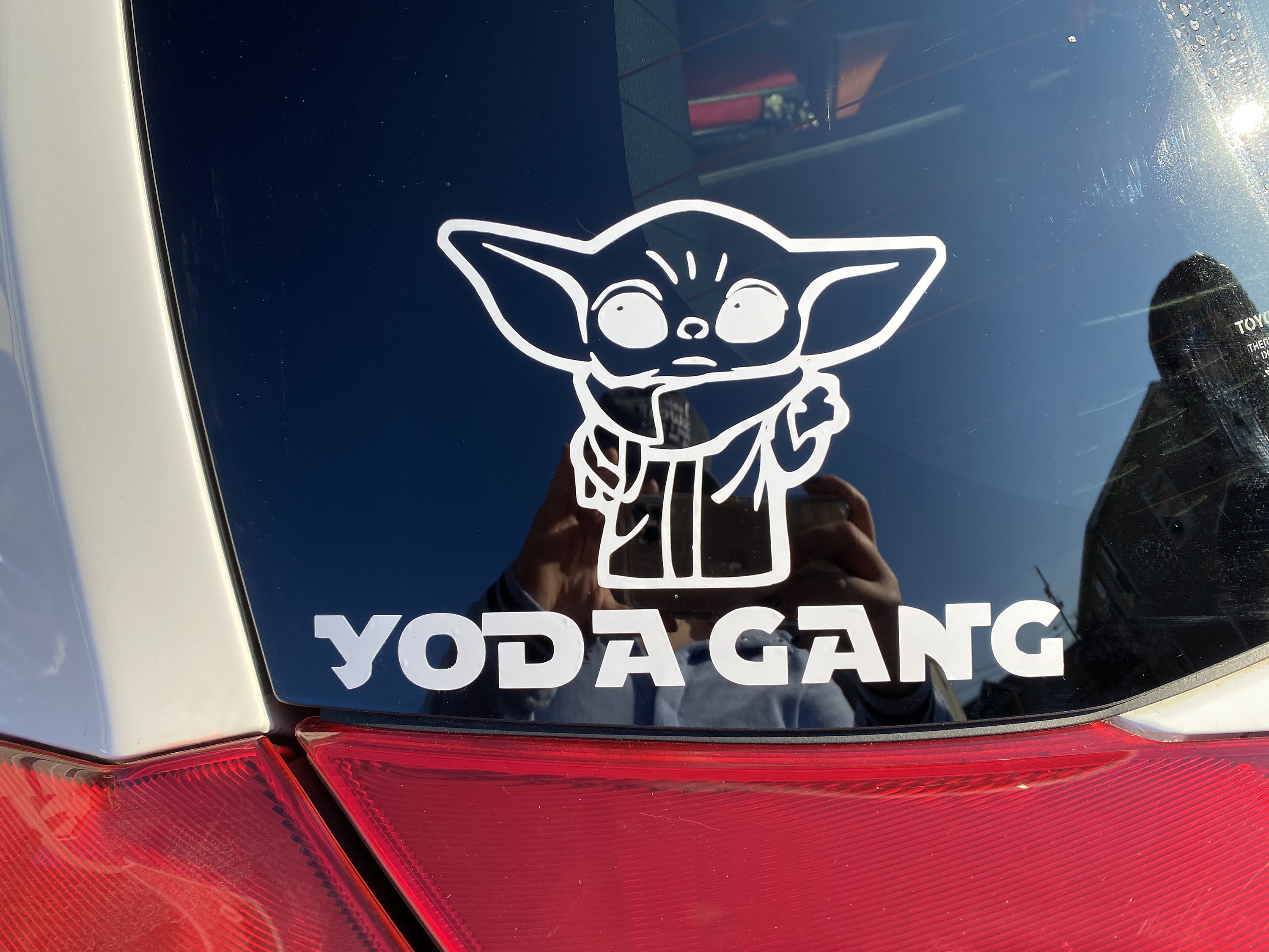 Buy Baby Yoda Car Sticker Online in India Etsy