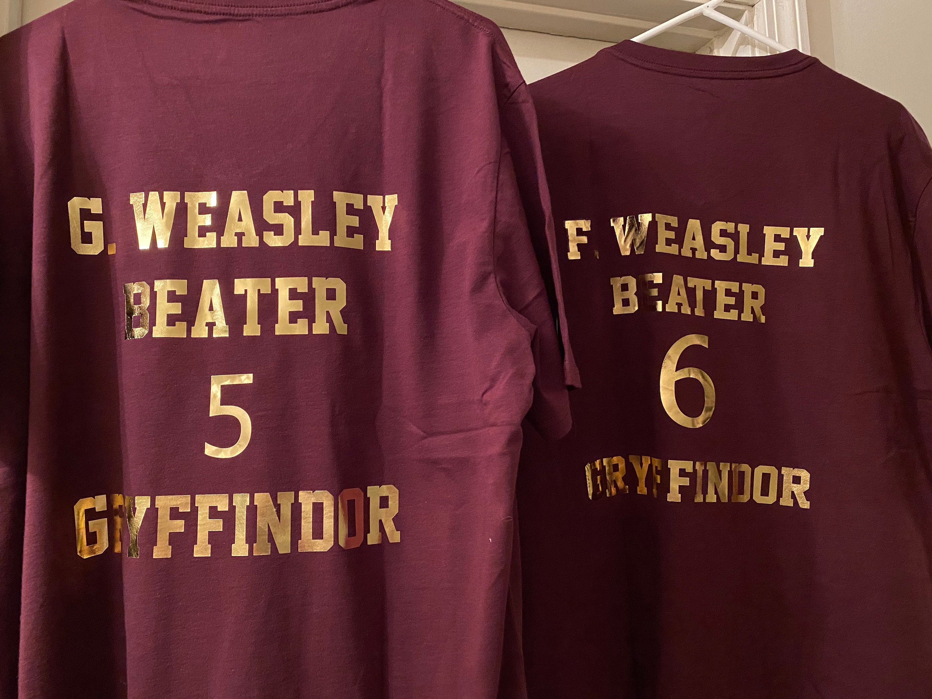 Hogwarts Quidditch Jerseys Etsy