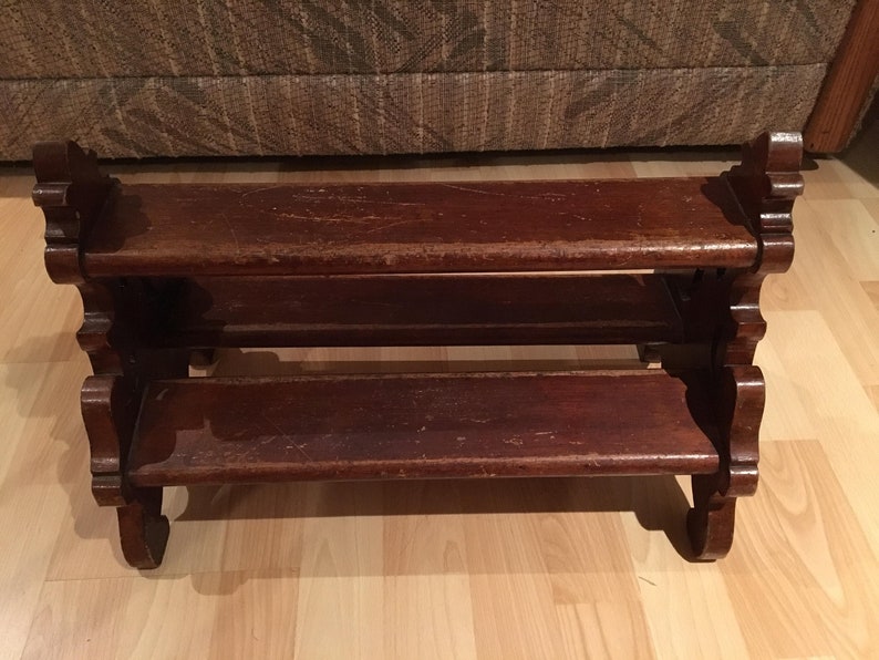 Antique Wooden Foot Stool Early 20th c.
