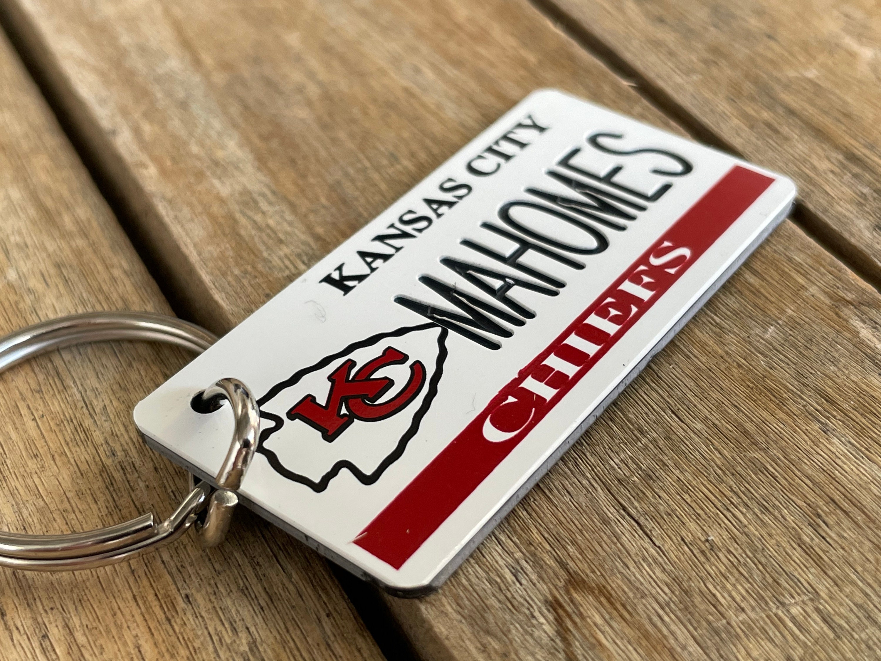 Personalized Kansas City Chiefs Engraved Keychain Key Ring Etsy