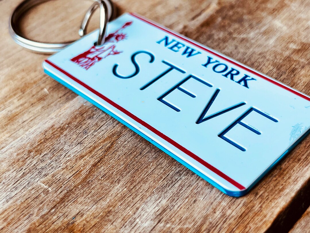 A closer look at Custom New York Name Sign