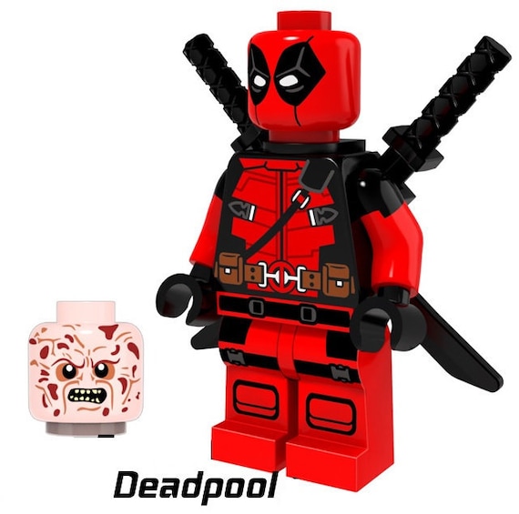 G3 Nuovo in Blister Deadpool Two Face Custom Minifigure Gashapon MOC LEGO