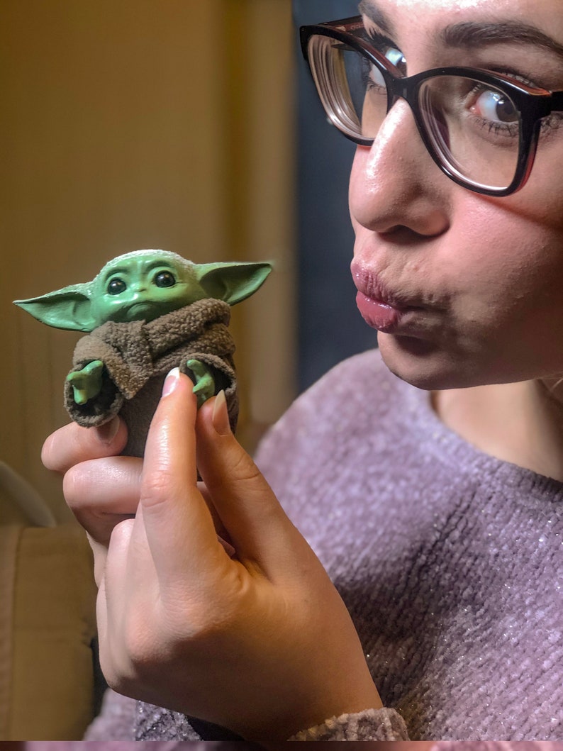 grogu doll animated