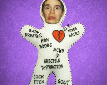 Custom Voodoo Doll Breakup Gift for Gay Men, Photo Voodoo Doll, Funny Divorce Gift for Gay Man