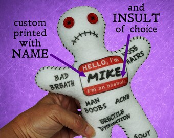 Personalized Voodoo Doll, Funny Breakup Gift, Divorce Party Gift, Divorcee Party Novelty