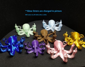 Fucktopus - middle finger - octopus - 3d print