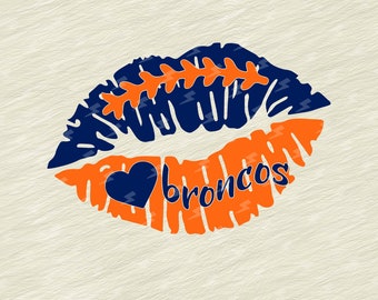Denver Broncos Dxf Etsy