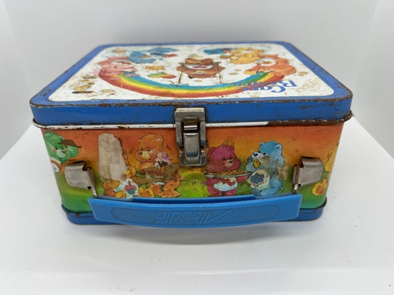 Vintage Metal Lunchbox Care Bears with Thermos ci… - image 7