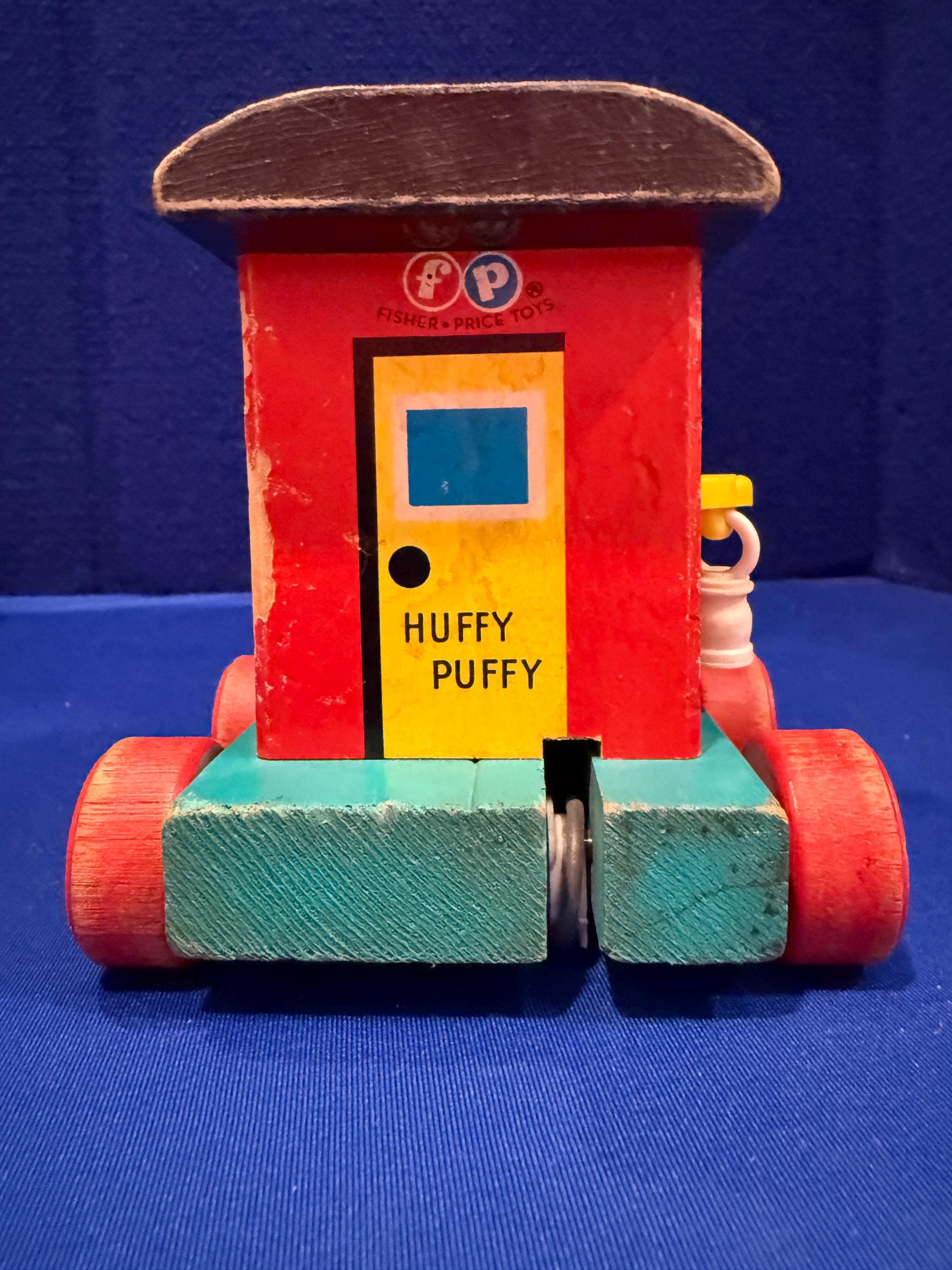 Vintage 1963 Wooden Fisher-price Huffy Puffy Train Set - Etsy