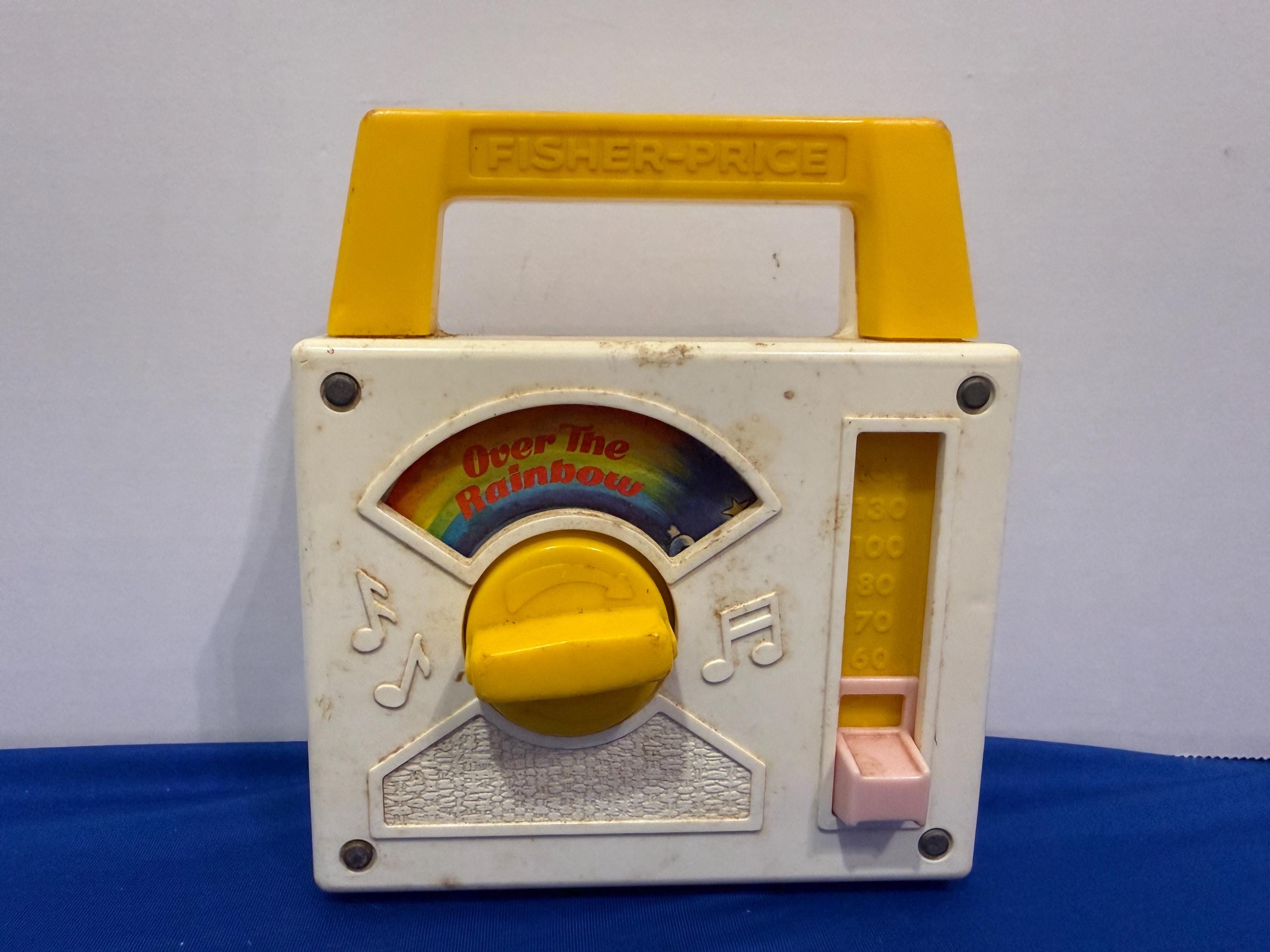 Vintage Fisher-price Music Box Radio Toy (1981) – Over the Rainbow