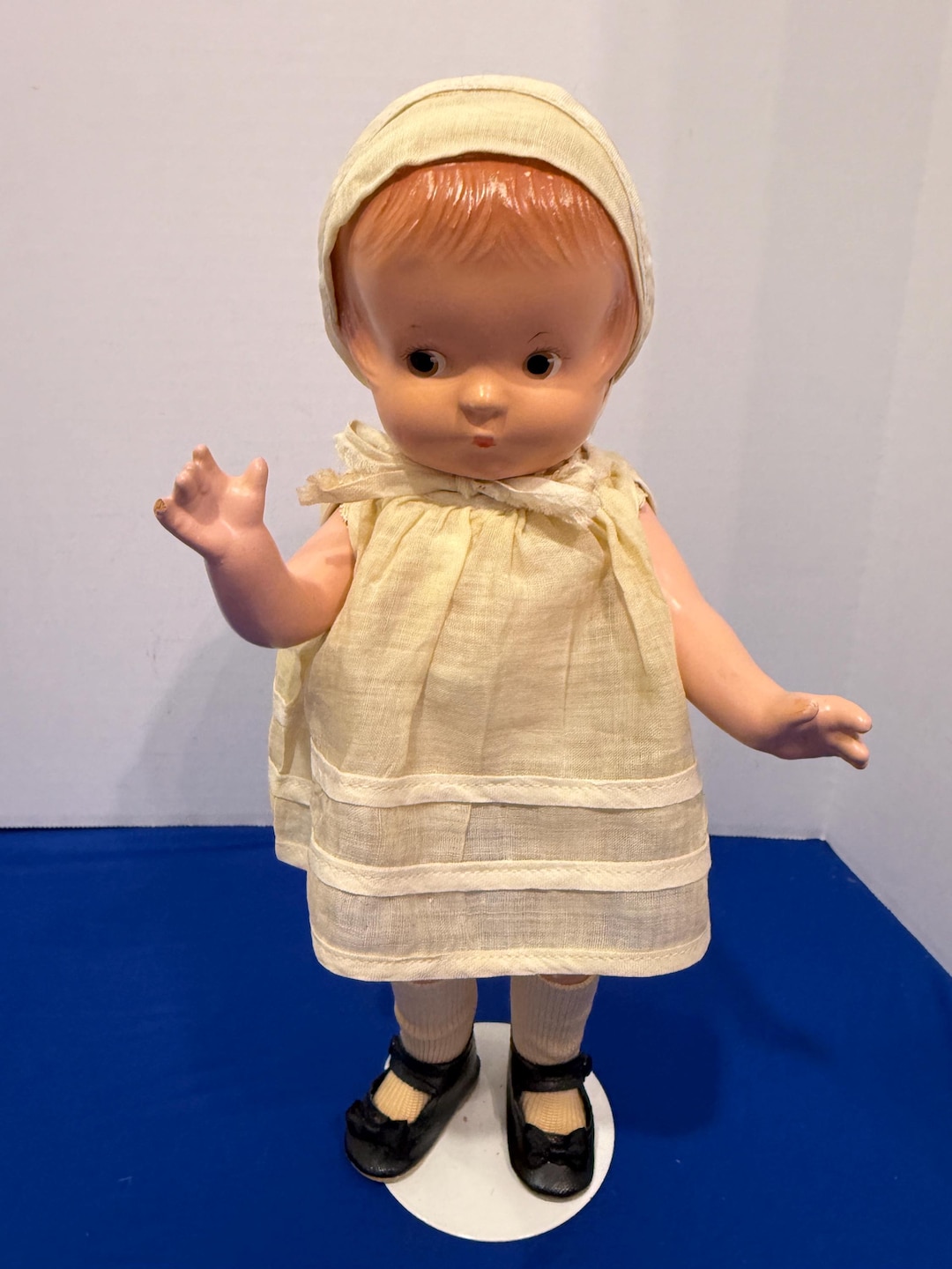 Vintage Effanbee Patsy Doll, 1930s Hard Plastic Toddler, 11