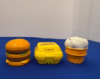 Vintage McDonald’s Changeables Toy Set, 1980s Happy Meal Collectibles