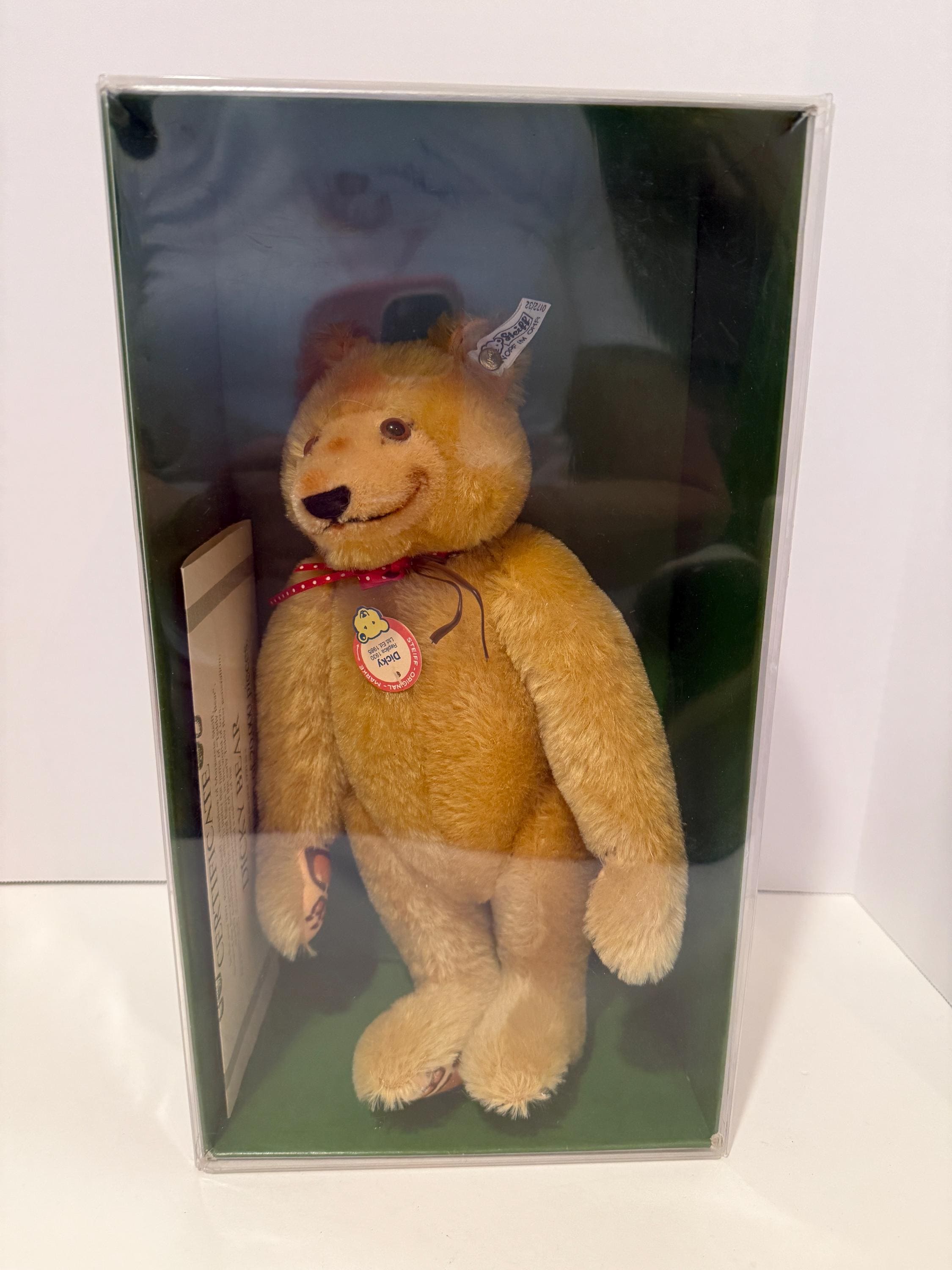 シュタイフ DICKY BEAR 1930訳あり Vintage 1985 Steiff Dicky 13” Bear Replica From the 1930s - Etsy