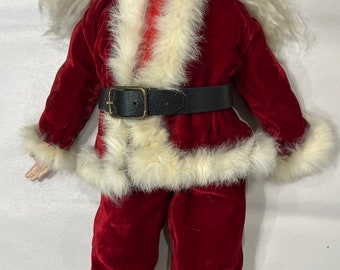 Vintage Beautifully Handmade Santa 23” Figure (Marked down from  175)