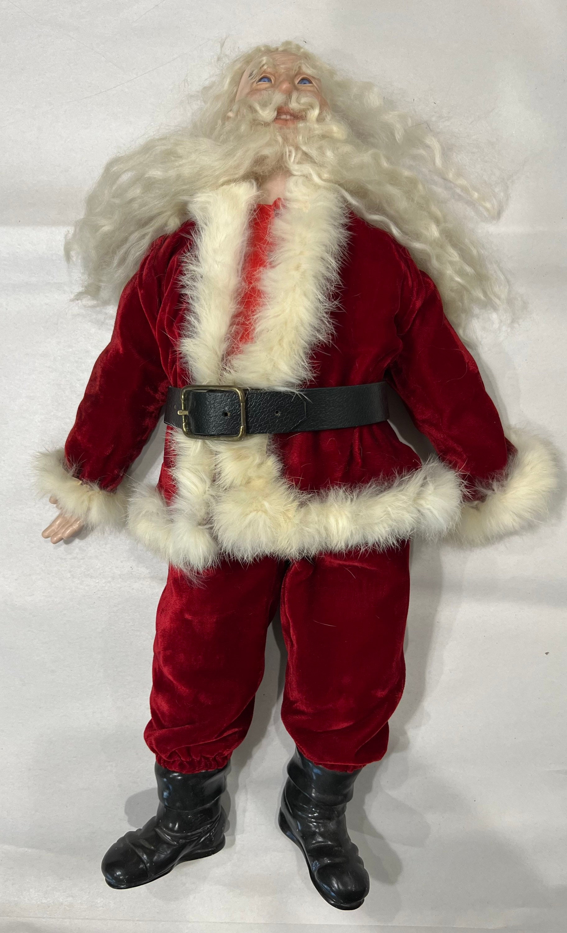 Vintage Beautifully Handmade Santa 23” Figure (marked Down From