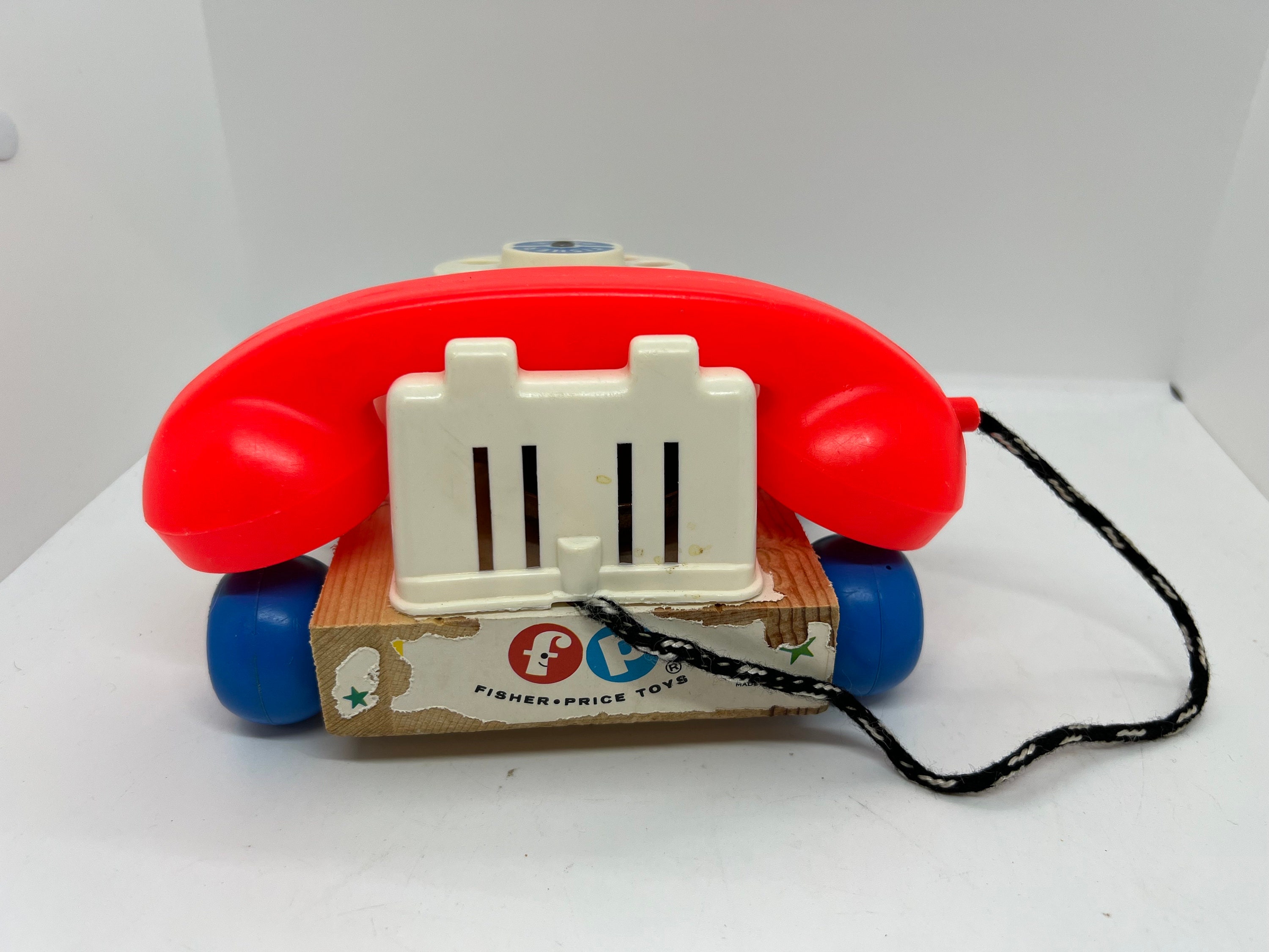 Vintage 1960's Fisher Price Chatter Phone Pull Toy #727 - Etsy