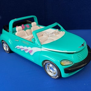 Road Rippers Chrysler PT Cruiser Turquoise Convertible Doll Toy Car