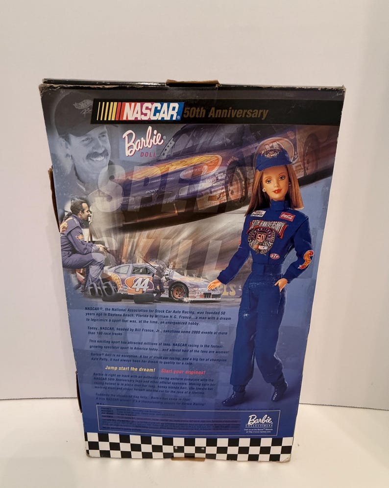 Vintage 1998 NASCAR Barbie Doll – 50th Anniversary, Collector Edition ...