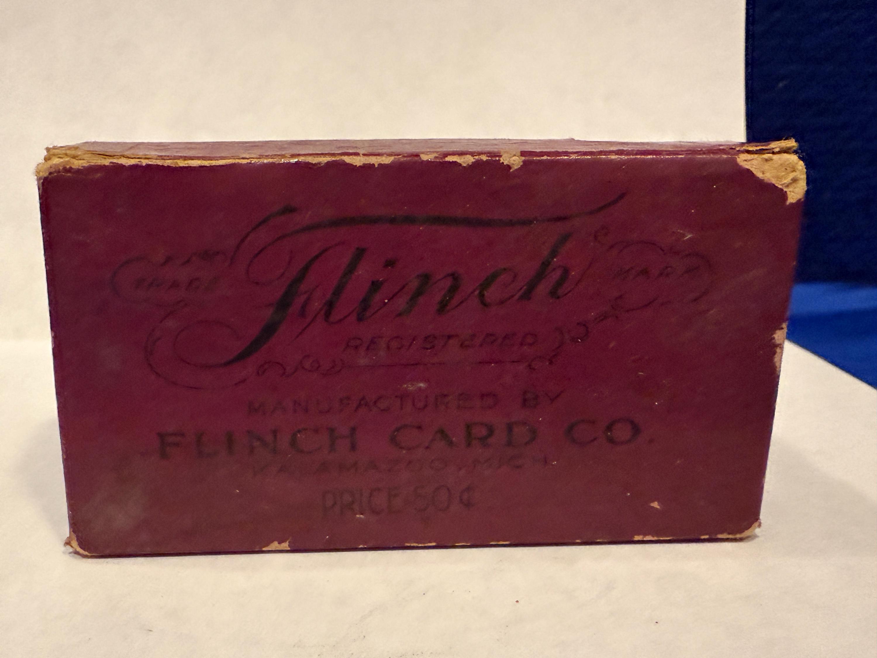Vintage 1913 Flinch Card Game - Rare Collectible Edition - Etsy