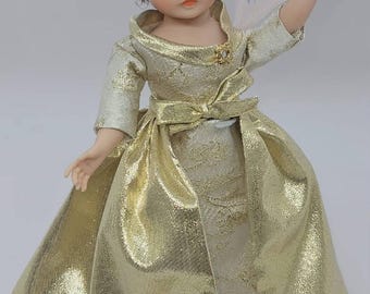 Vintage Madame Alexander Portrettes Opening Night 10” Doll with Tag, Box & Stand