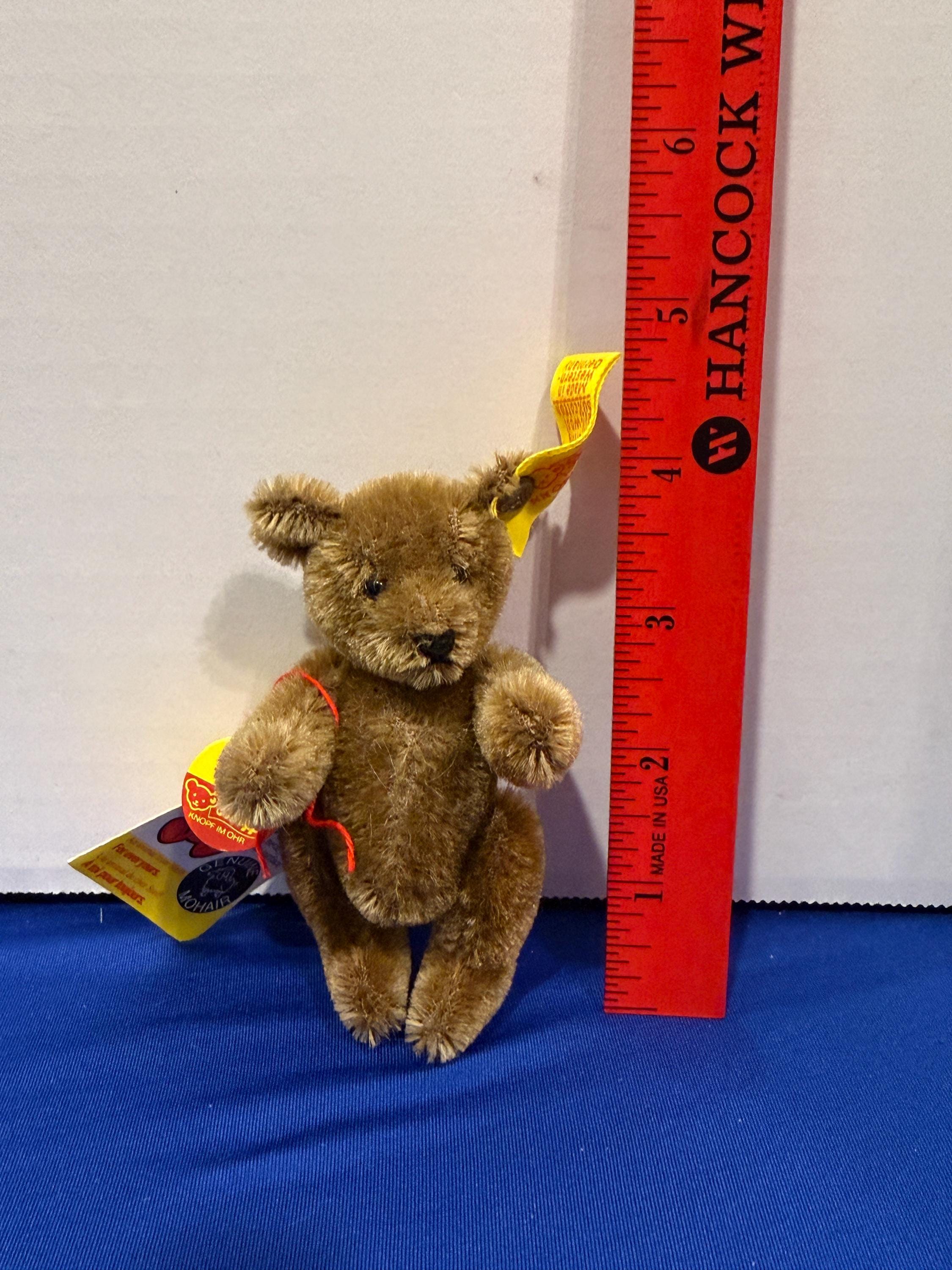 Steiff　ベアー　ミニ　ヴィンテージ Vintage Steiff Mini Mohair Teddy Bear, Jointed, With Tags - Etsy
