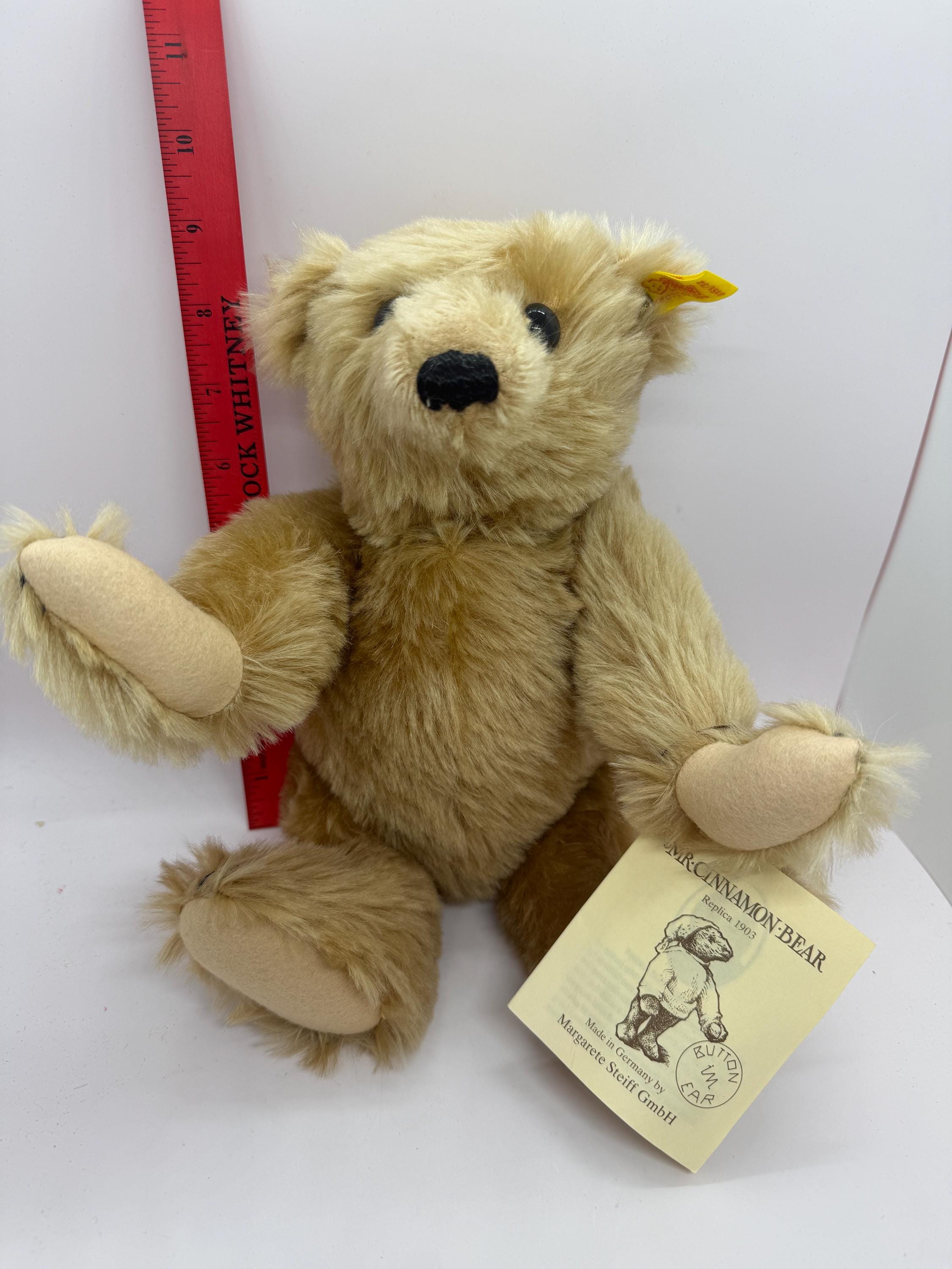 Steiff Cinnamon Bear Replica, 1903 Mohair Teddy Bear, Germany - Etsy